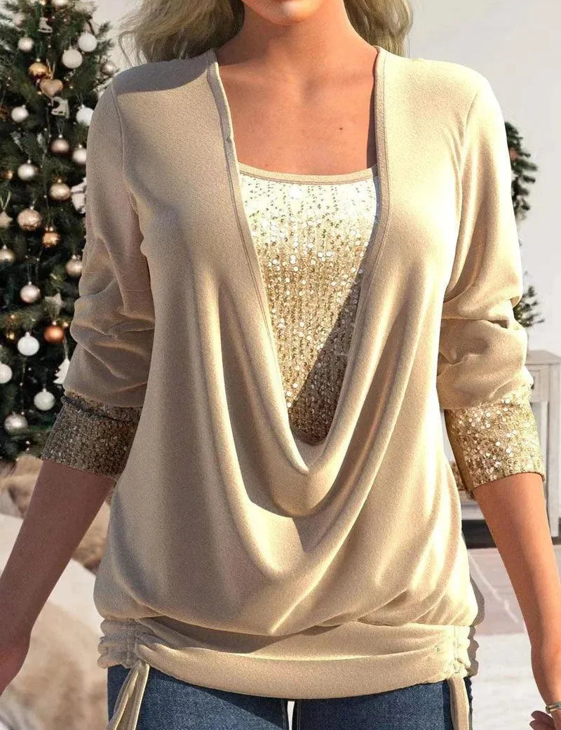 Sophia | Formal Shimmering Blouse