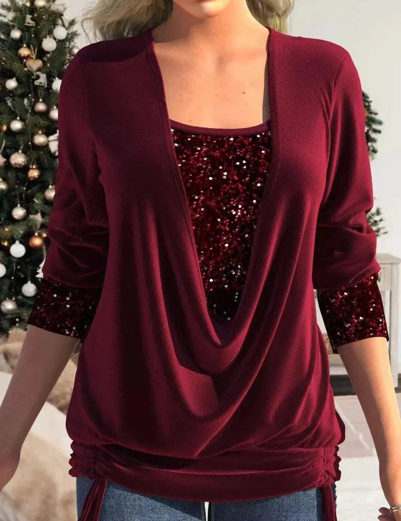 Sophia | Formal Shimmering Blouse