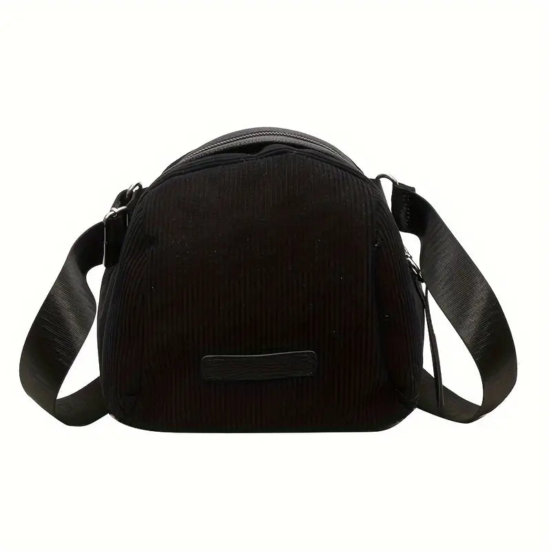 Eva | Simple Corduroy Shoulder Bag