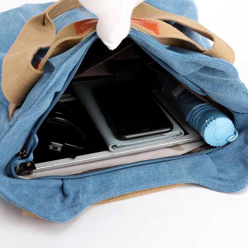 Lars | Retro Canvas Large Messenger Bag and Shoulder Bag