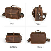 Lucas | Retro Leather Small Crossbody Messenger Bag