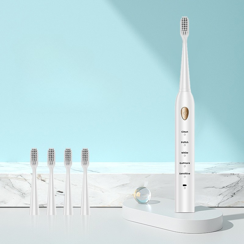 B-1 white with 4 brush heads
