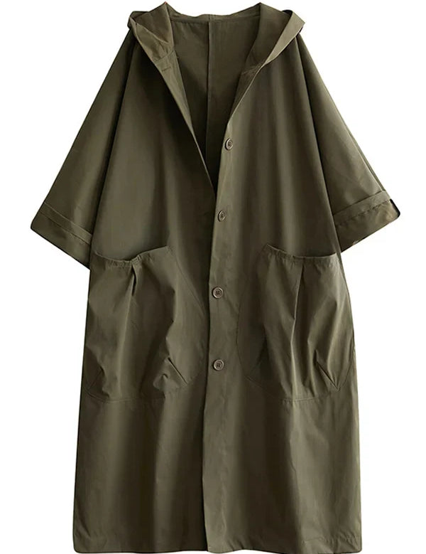 Anselmia | Women's Hooded Trench Coat