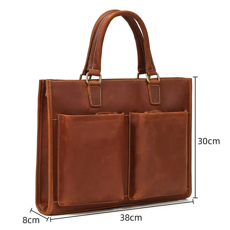 Jack | Men's Vintage Leather Travel Crossbody Messenger Handbag