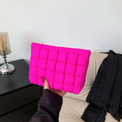 Sophie | Quilted Cosmetic Makeup Clutch with Zipper