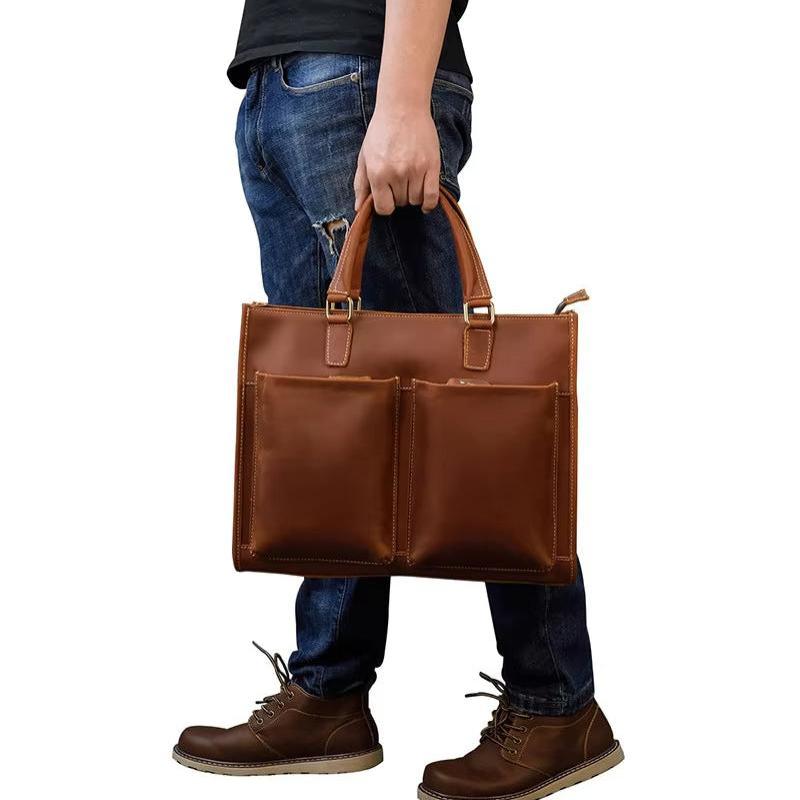 Jack | Men's Vintage Leather Travel Crossbody Messenger Handbag