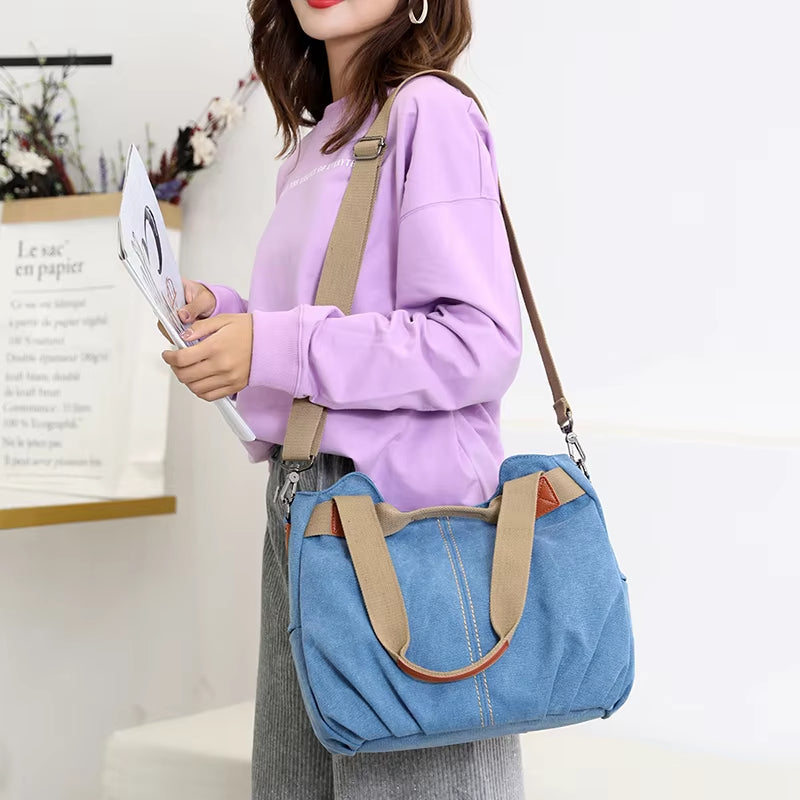 Lars | Retro Canvas Large Messenger Bag and Shoulder Bag
