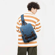 Lars | Large Retro Canvas Travel Bag Shoulder Bag