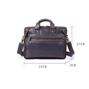 Luca | Luxurious Leather Crossbody Travel Messenger Bag