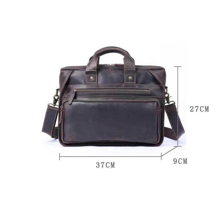 Luca | Luxurious Leather Crossbody Travel Messenger Bag