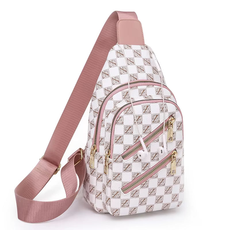 Emma | Chic Monogram Crossbody Sling Bag