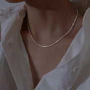 StellaShine | Elegant Silver Necklace Set