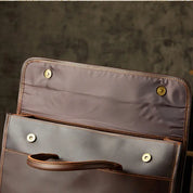Liam | Men's Genuine Leather Business Briefcase Crossbody Messenger Bag