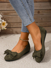 WILMA | Elegant Casual Bow Detail Flats for Women
