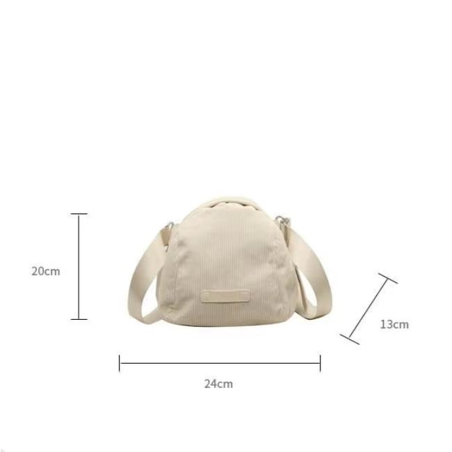 Eva | Simple Corduroy Shoulder Bag