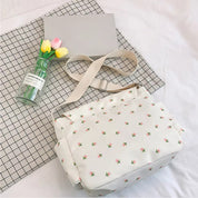 Eva | Women's Floral Canvas Shoulder Bag