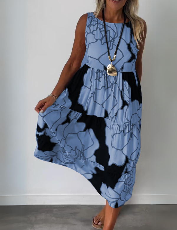 MARY | Elegant Floral Dress for Women