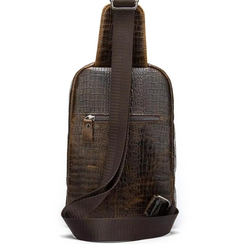 Joris | Croc-Texture Sling Pack