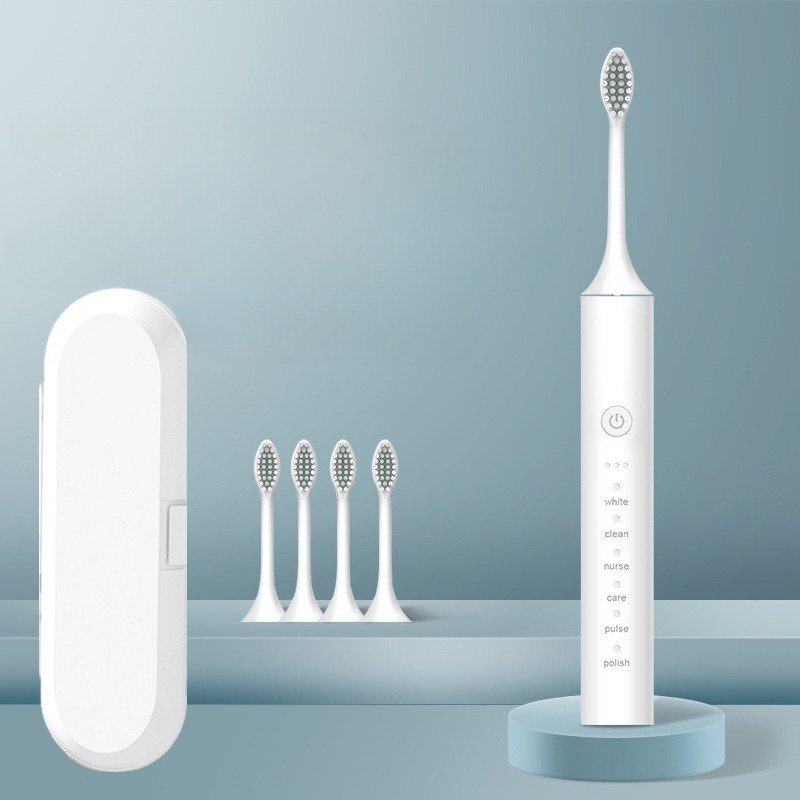 X5 white with 4 brush heads [upgraded version] + travel box