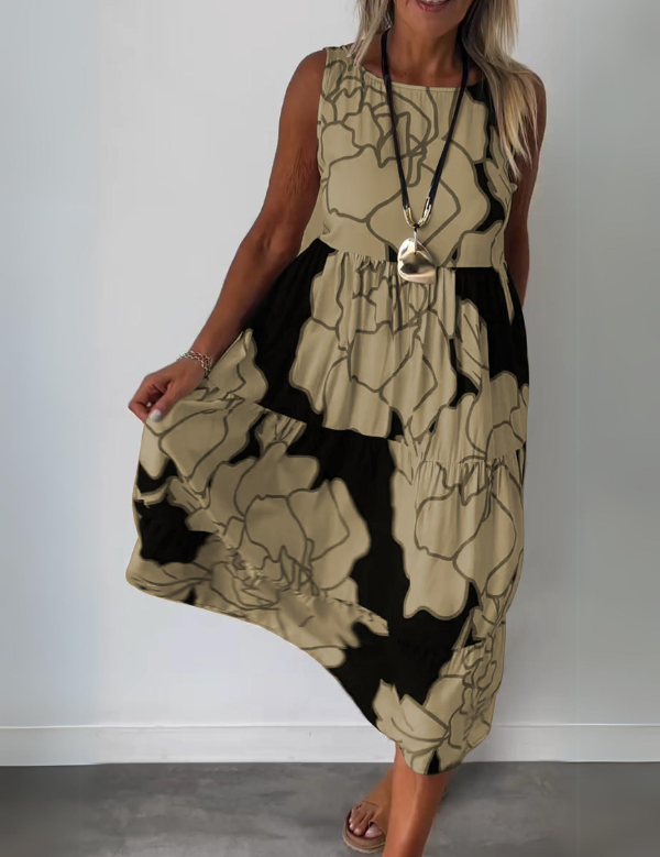 MARY | Elegant Floral Dress for Women