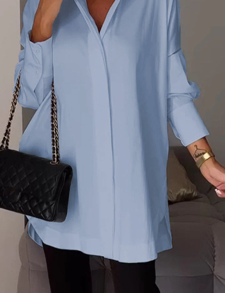 AMY | Sophisticated Lapel Shirt for Women