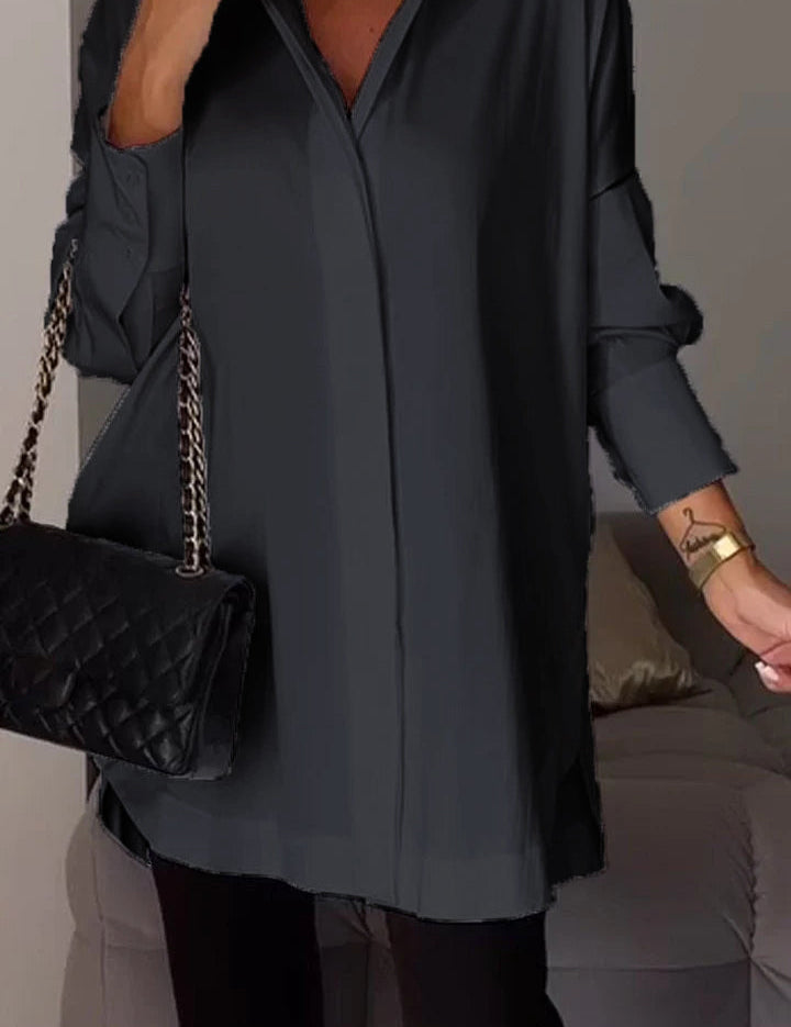 AMY | Sophisticated Lapel Shirt for Women