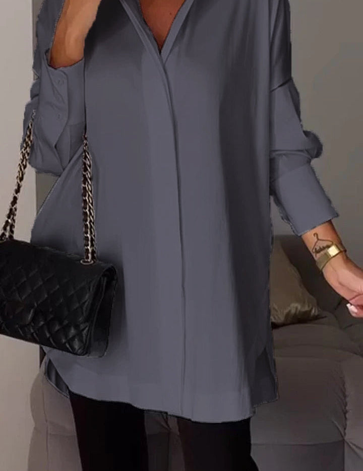 AMY | Sophisticated Lapel Shirt for Women