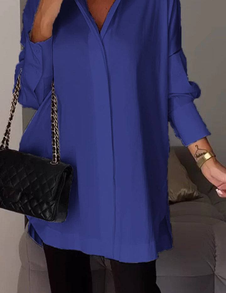 AMY | Sophisticated Lapel Shirt for Women