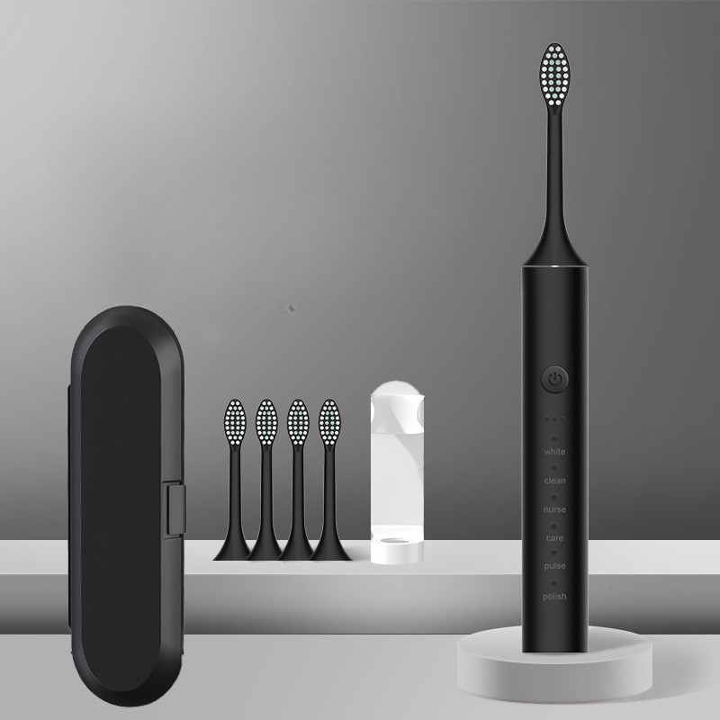 X5 black with 4 brush heads [upgraded version] + travel box + stand