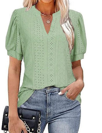 LESLEY | Elegant Top Short Sleeved Women
