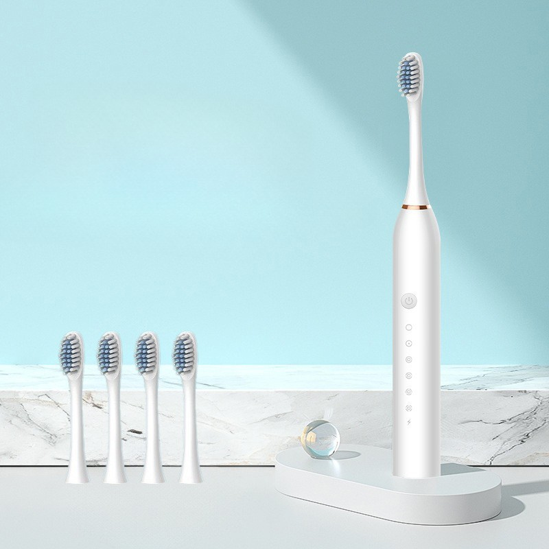 X3 white with 4 brush heads