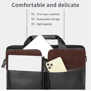 Leo | Large Capacity Crossbody Messenger Laptop Bag