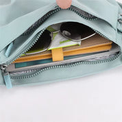 Isla | Nylon Multi-Pocket Shoulder Bag