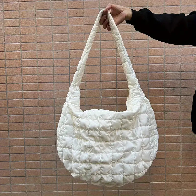 Luca | Large Capacity Quilted Crossbody Messenger Bag