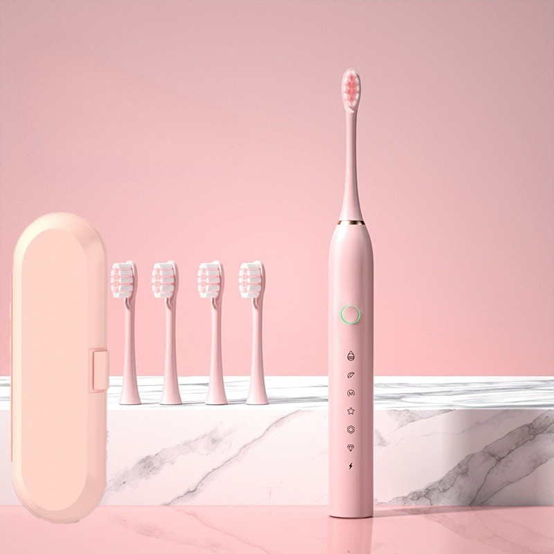 X2 pink with 4 brush heads [new model] + travel box