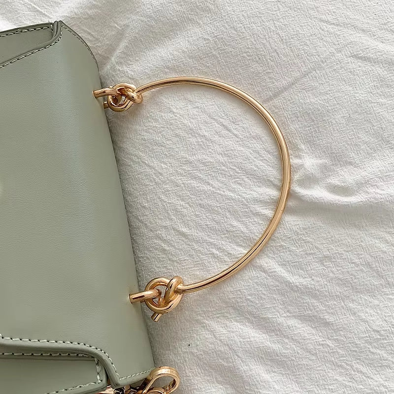 Mila | Geometric Charm Chain Satchel