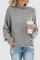 Sweater with collar and unique patchwork for women-3
