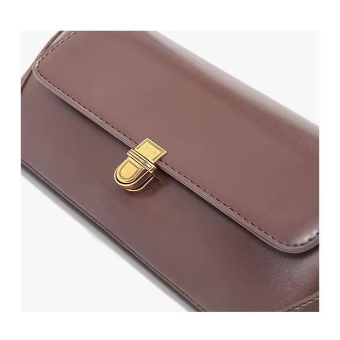 Ava | Vintage Imitation Leather Messenger Bag