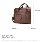 Alexander | Executive Slim Crossbody Messenger Bag with Adjustable Strap