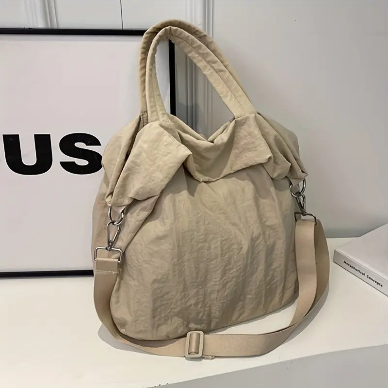 Luna | Large Capacity Multi-Pocket Nylon Shoulder Bag