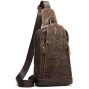 Joris | Croc-Texture Sling Pack