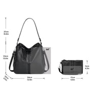 Charlotte | Vintage Style Gevest Crossbody Messenger Handbag