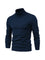 Men’s Turtleneck Sweater - Slim Fit - Soft Knit - Long Sleeve Smart Casual Wear-3