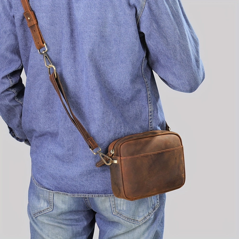 Ethan | Premium Cowhide Leather Crossbody Sling Bag