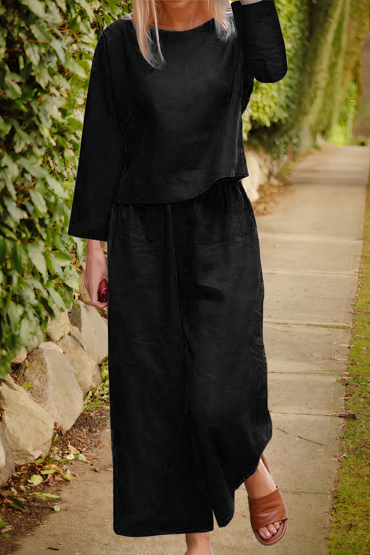 Lily | Airy Blouse & Pants Set