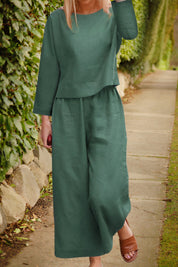 Lily | Airy Blouse & Pants Set