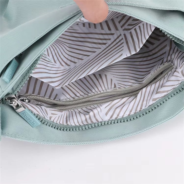 Isla | Nylon Multi-Pocket Shoulder Bag