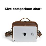 Lucas | Retro Leather Small Crossbody Messenger Bag