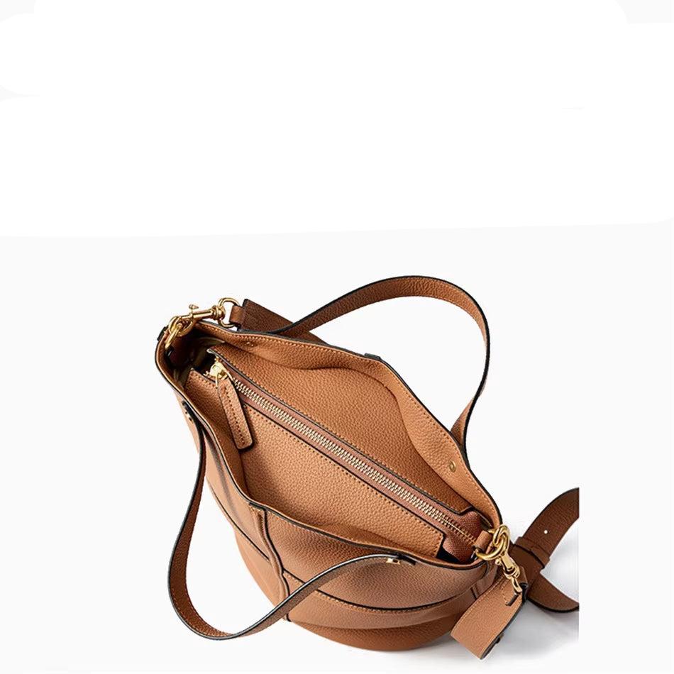 Aurora | Elegant Genuine Leather Crossbody Sling Handbag