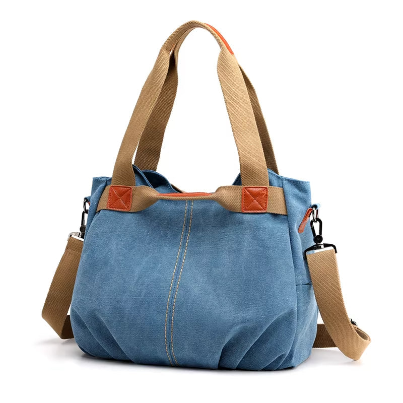 Lars | Retro Canvas Large Messenger Bag and Shoulder Bag